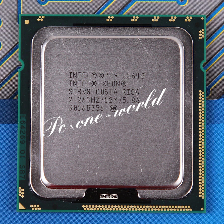 100% OK SLBV8 Intel Xeon L5640 2.26 GHz Six Core Processor CPU - Image 1 of 1