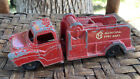 Vintage 1956-60 Try Size Red Fire Truck (Missing Parts)