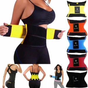 Women Trimmer Thigh Waist Trainer Body Shaper Butt Lifter Sweat Exercise Belt U1 - Picture 1 of 22