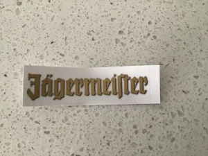 JAGERMEISTER DRINKS STICKER,OFFICIAL ITEM,GIN,VODKA,WHISKY, COCKTAILS,BEER,WINES - Picture 1 of 2