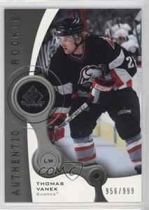 2005-06 SP Game Used Edition Authentic Rookies /999 Thomas Vanek #118 Rookie RC