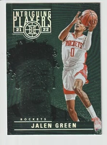 2021-22 Panini Illusions - Intriguing Players Emerald #26 JALEN GREEN RC Rookie - Picture 1 of 2