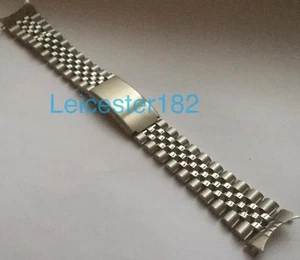 20 mm 22 mm RLX Seiko Estilo Jubileo Reloj Pulsera con Eslabones Finales Curvos Jubileo - Imagen 1 de 6