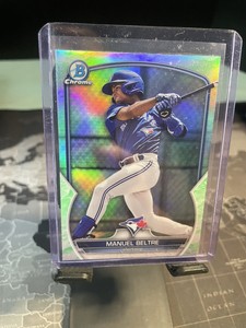 2023 Bowman Chrome Manuel Beltre Lunar Glow Refractor #BCP-79 Blue Jays