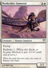 1x Mothrider Samurai MTG Champions of Kamigawa NM Magic Regular