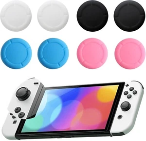 8pcs Replacement Button Grips Nintendo Switch/ Oled /Lite Caps for Joy Con - Picture 1 of 1