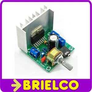 AMPLIFICADOR DE AUDIO CIRCUITO MONTADO 2X15W 12V CON TDA7297 Y VOLUMEN BD9295 - Imagen 1 de 1