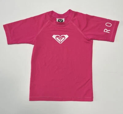 Camiseta Roxy Talla 3T Niños Pequeños Rosa Roxy Logo Poliéster Elástico Foto 1 de 4