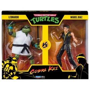 TEENAGE MUTANT NINJA TURTLES VS COBRA KAI LEONARDO X MIGUEL DIAZ NEU 6 IN 2ER-PACK - Bild 1 von 7