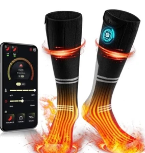 Beheizbare Socken für Herren Damen 9V Konstantspannung 3000mAh Akku Wiederaufladbar... - Bild 1 von 8