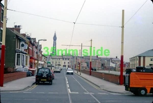 BLACKPOOL TRAMWAY BLUNDELL ST TRACK 1998 ORIGINAL SLIDE&COPYRIGHT - Picture 1 of 1