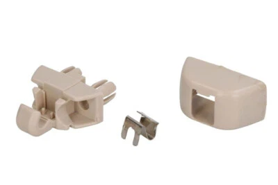 Soporte de visera de sol beige gancho clip colgante para Audi RS3 A3 S3 A4 A5 S5 TT Q3 Q5 Foto 1 de 3