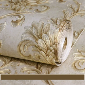 10M 5 Colors European Damask Wallpaper Embossed Murals Textured Non-woven Roll - Picture 1 of 33