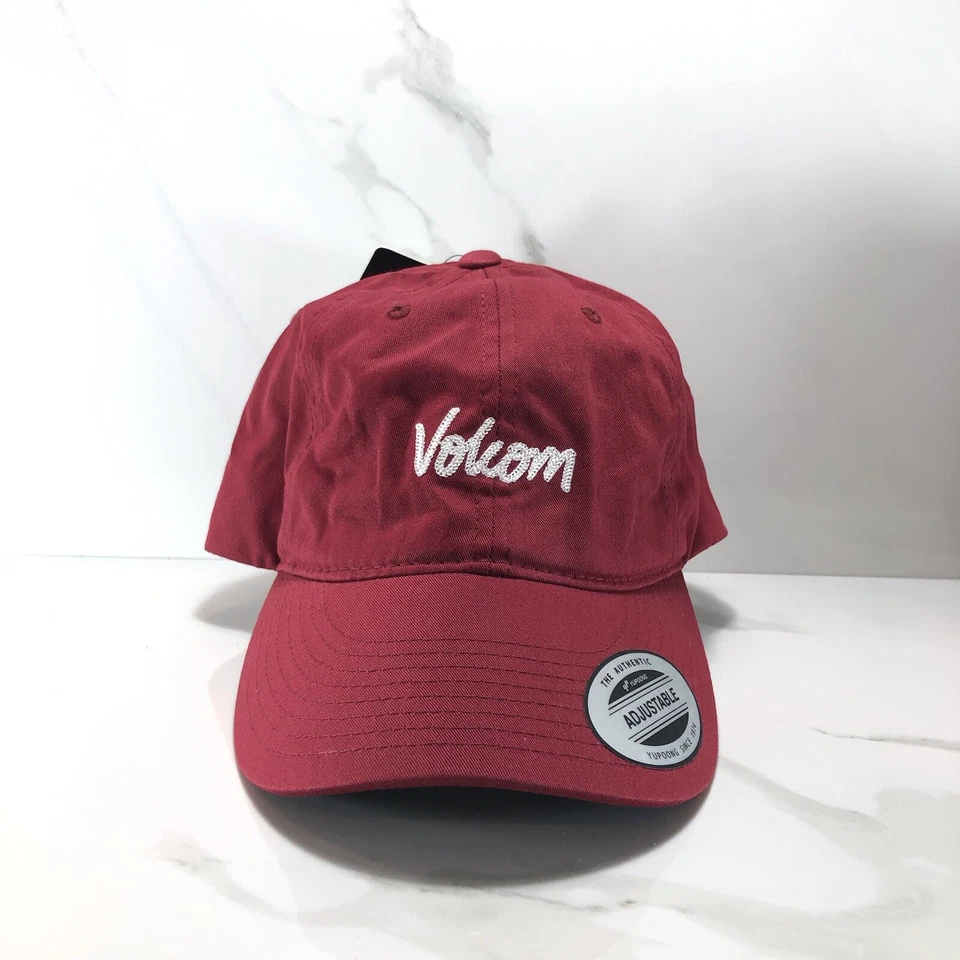 Volcom Hat Cap Adjustable Strap Red Adult Unisex Logo Dad - Image 1 of 4