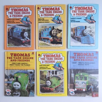 Lot x 6 Thomas the Tank Engine & Friends Ladybird Hardcover Books GUC Vintage  - Image 1 of 4