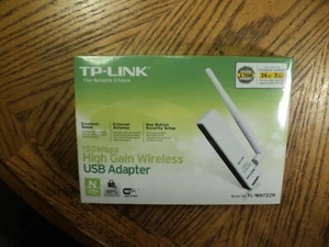 TP-LINK 150Mbps High Gain Wireless USB Adapter No. TL-WN722N Factory Sealed - Picture 1 of 13
