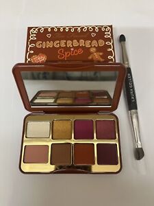TOO FACED GINGERBREAD SPICE EYESHADOW PALETTE ~ TRAVELSIZE + BRUSH