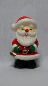 Babbo Natale vintage 5" senza profumo con campana candela Natale inverno vacanze - Foto 1 di 2