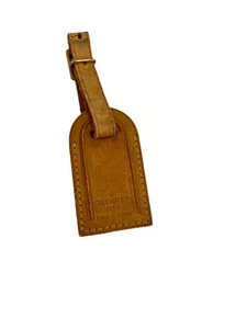 Louis Vuitton Authentic Small Luggage Tag Vachetta - Picture 1 of 8