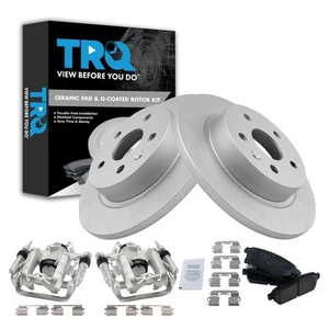 Rear Brake Pad & Rotor Kit Brake Caliper Brake Pads Brake Rotor Ceramic Solid... - Bild 1 von 9