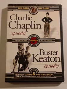 Charlie Chaplin/Buster Keaton 1916 DVD 2006 5 Great Episodes silent classics - Imagen 1 de 4