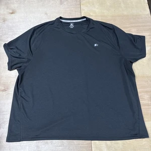 Camiseta Starter Dri-star Hombre’s 3XL Negra Manga Corta Ropa Activa Poliéster - Imagen 1 de 18