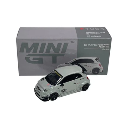 Modellino Auto Mini GT 1/64 Abarth 595 LB-Works x Abas Works Fighters - Immagine 1 di 4
