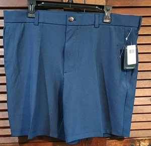 Men's Size 38 CALLAWAY Opti Dri Stretch 8" Inseam Peacoat Blue Golf Shorts NWT - Picture 1 of 7