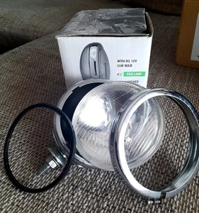 Zusatzscheinwerfer, 120mm ○,Tiefe 90mm,chrom - Bild 1 von 3