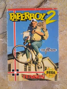 Paperboy 2 Box + Tray - Sega Genesis **SIEHE BESCHREIBUNG** - Bild 1 von 11