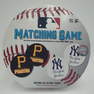 Baseball Matching Game MLB Teams Logos Includes all 30 MLB teams Preowned - Image 1 of 4