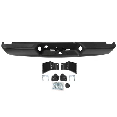 Steel Rear Bumper Assembly For 2002-2008 Dodge Ram 1500 Black Foto 1 de 4