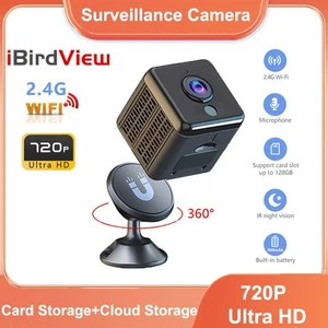 Wireless Mini IP Camera 720P Mic Motion Detection IR Night Vision SD Card Slot - Picture 1 of 17