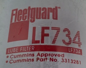 Filtro de combustible Fleetguard #LF734 para camiones comerciales, remolques o autobuses - Imagen 1 de 7