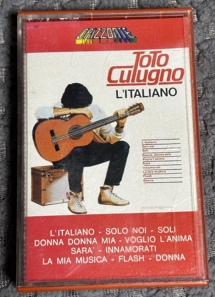 Vintage Toto Cutugno - L'Italiano Cassette Tape - Italian Legend  - ORIZZONTE - Image 1 of 2