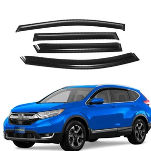 For 2017-21 Honda CRV CR-V TYPE MUGEN STYLE WINDOW VISOR RAIN GUARD DEFLECTOR 1F - Picture 1 of 12
