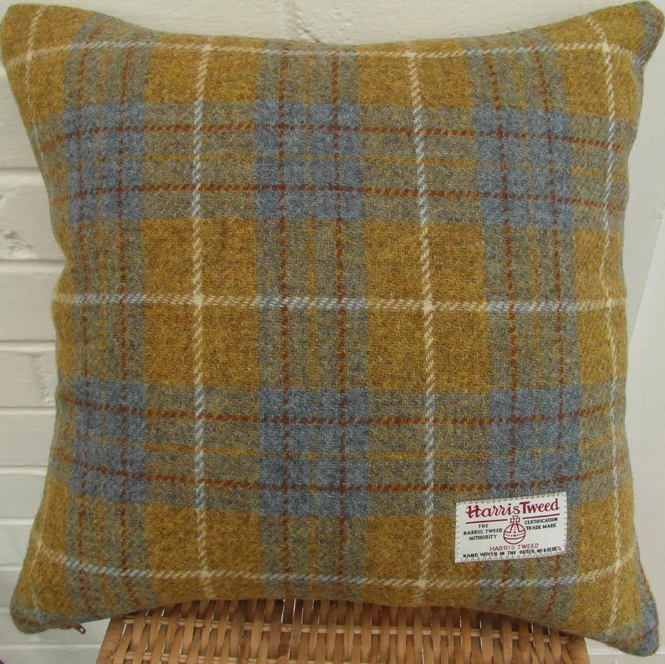 Authentic Harris Tweed Fabric Cushion Cover 100% wool -  16 & 18 inch   ca209 - Image 1 of 1