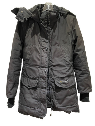 Autentico parka senza pelliccia Canada Goose donna Trillium 6550LR nero XS