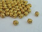 60pcs Antique Gold Spacer Beads 6x5mm Barrel Jewellery Making Craft