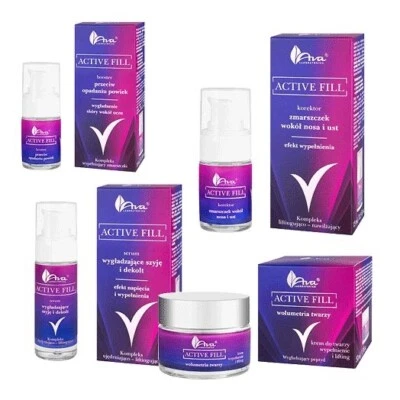 AVA Laboratorium ❤️ACTIVE FILL❤️ Serum for Nose&Lips, Neck&cleavage, Eye Cream - Image 1 of 4