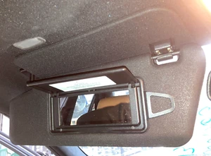 2013 Mercedes E350 Sedan OEM Left Hand Drivers Side Sun Visor Black 2010-2012 - Picture 1 of 3