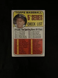 1969 Topps #412 Mickey Mantle Checklist READ - Bild 1 von 2
