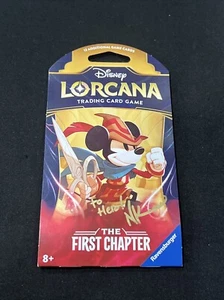 Disney Lorcana 1ª Impresión Booster Pack Nuevo Firmado por Nicholas Kole Grail Mickey - Imagen 1 de 4