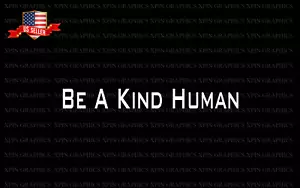 Be A Kind Human Decal Sticker Quote Blessed Bless Polite Nice Car Truck Window - Picture 1 of 1
