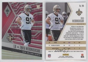 2017 Panini Phoenix Rookies Pink /199 Trey Hendrickson #196 Rookie RC