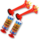 ArtCreativity Air Horn Pump, Set of 2, 14 Inch Noisemakers for Sporting Events,
