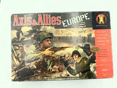 Vintage 🔥Axis & Allies WWII Europe 🔥Board Game Hasbro 1999 - Image 1 of 4