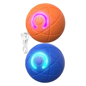 Rolling Vibrating Ball Dog Toy USB Interactive Dog Ball Toy Rechargeable Toys - Picture 1 of 13
