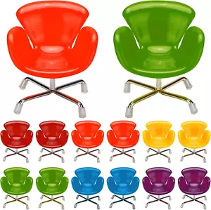 Miniature Dollhouse Chairs Set of 12 in 6 Colors 1 6 Scale Plastic - Picture 1 of 12