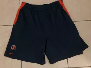 Pantalones Cortos de Baloncesto Atléticos Para Hombre Nike Illinois Illini Azul Marino Naranja XL X Grandes - Imagen 1 de 3